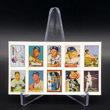 Mickey Mantle #7 Mini Card Set Rookie New York Yankees Mint Uncut Cards Sheet picture