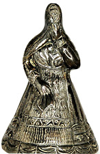 925 Silver Service Mourning Bell Passing Bell Lady Bell 5.2 oz picture