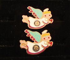 TWO LAPEL PINs: Rotary International:  ROTARY ANGELS picture