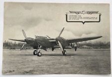 Navy Airplane Original 1940s 5x7 Photo Picture Card Military Plane LOCKHEAD P-38 picture