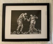 Rocky Marciano vs Joe Louis-Framed And Matted 8x10 Photo-Ready To Hang-Nice picture
