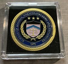 ATF Challenge Coin BUREAU OF ALCOHOL TOBACCO & FIREARMS with 2x2 Case picture