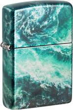Zippo Rogue Wave Design Lighter 2023US Iconic American Oil Lighter Sea Wave picture