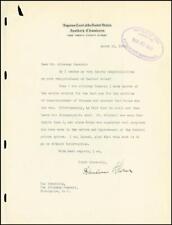 HARLAN F. STONE - TYPED LETTER SIGNED 03/18/1933 picture