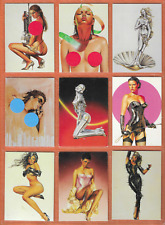 Sample Set of 9 HAJIME SORAYAMA SEXY ROBOTS AND PINUPS  Mint Trading Cards 1993 picture