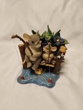 Fitz & Floyd Charming Tails~“You're The Best Hook, Line And Sinker”~89/136~MICE picture