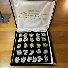 1992 Olympic Pin Set Of 26 M&M Complete Collection picture