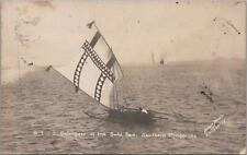 RPPC Postcard Outrigger Sula Sea Southern Philippines picture