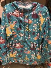 2024 Disney Mickey Donald Goofy Play in the Park Packable Rain Jacket Adult XL picture