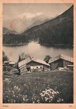 Postcard Bergsee Tarn Aerial View Of Residence And The Lake In Germany picture
