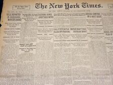 1916 NOVEMBER 28 NEW YORK TIMES NEWSPAPER- VILLA REPORTED IN CHIHUAHUA - NT 7718 picture