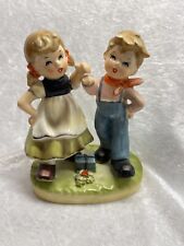 Vintage Erick Stauffer Figurine Boy Girl Dancing Limited Edition 55/645 Japan picture
