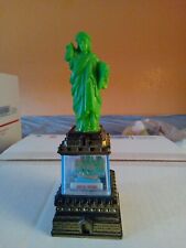Vintage Statue of Liberty Snow Globe Plastic Souvenir NY Twin Towers Hong Kong picture