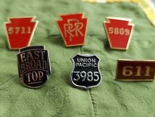 Pennsylvania Railroad Pin s,East Broad Top Train, Engine number pin picture
