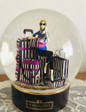 Final Luxury Henri Bendel Extra Large Snow Globe With Music Box Gossip Girl k3 picture