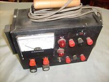Vintage Ham Radio Bench meter tester - Scope , PNP NPN program plug  ,transistor picture