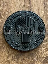 E59 NYPD Black NARCO RANGER Punisher Narcotics Police OCCB CHALLENGE COIN picture