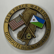 US Army Task Force Warrior Horn of Africa Djibouti Challenge Coin picture