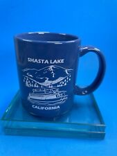 Shasta Lake California Coffee Mug Boat mountain 10 oz Souvenir By M Ware Cup C76 picture