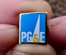 Vtg PG&E Lapel Pin PGE Pacific Gas GOLD Ballou RARE VG+ picture