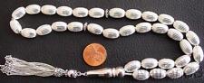 Prayer Beads Large Tesbih All Sterling Silver - Impressive and Heavy 2 Troy Oz. picture