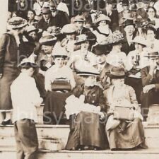 1913 RPPC Horse Race Track Grand Stand Gala Day Lee County Fair Amboy Postcard picture