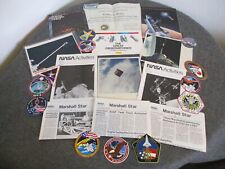 1980s NASA MSFC AXAF HUBBLE TETHERED SATELLITE/BOOKS and 1ST GEN PHOTOS-DECALS picture