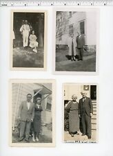 (8) Vintage photos / Middle Aged & Elderly COUPLES Parent Grandparents SNAPSHOTS picture