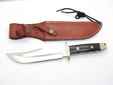 Vtg A.G. Russell 2004 Tak Fukuta Seki Japan Wood Bowie AUS8 Fixed Hunting Knife picture