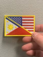 American / Philippines Flag Patch picture