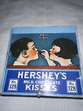 vintage HERSHEY'S sweet milk chocolate KISSES box no. 128 picture