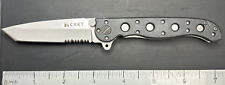 CRKT M16-10Z Pocketknife Combo Edge Blade Carson Design Auto LAWKS & Clip USED picture