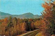 New Hamphire NH Passaconaway White Mountains pm 1975 fall scene road Postcard picture