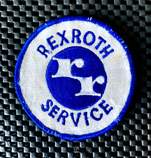 REX ROTH SERVICE EMBROIDERED SEW ON ONLY PATCH BOSCH HYDRAULICS 3 1/4