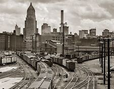 1941 PITTSBURGH FREIGHT YARDS PHOTO (193-o) picture