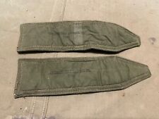 ORIGINAL WWII US ARMY M1945 COMBAT FIELD EQUIPMENT SUSPENDERS PADS picture