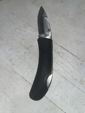 RIDGE RUNNER ~ GUT-HOOK KNIFE EASY TO GRIP RUBBERIZED HANDLE & CLASSIC FOLDING  picture