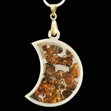 Kenya Sericho Pallasite  Meteorite pendant，Meteorite necklace CB83 picture