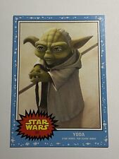 Star Wars YODA The Clone Wars, Star Wars Living Card #397 picture
