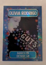 Olivia Rodrigo GUTS World Tour Exclusive Trading Card Detroit, MI Rare Mint 2024 picture