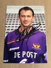Marc Degryse, Belgium 🇧🇪 Germinal Beershot 2000/01 hand signed picture