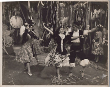 CUBA CUBAN TV SHOW COUPLE DANCERS CMQ STUDIO PORTRAIT 1954 ORIG PHOTO 759 picture