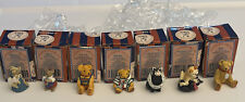 1993 Enesco Penny Whistle Lane Mini Figurines With Lucky Pennies Lot Of 7 picture