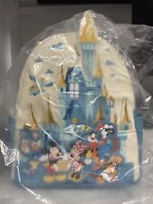Loungefly Disney World Castle 50th Anniversary backpack AMAZON Exclusive  BNWT picture