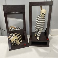 Magic Power Company Halloween Guillotine Animated Talking Skeletons Talks Only picture
