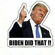 100pc trump Joe Biden I DID THAT Sticker Humor Funny Decal Sticker Set HN picture