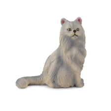 CollectA Realistic Animal Replica Sitting Persian Cat Figure Small Ages 3+ picture