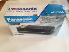 Vintage 1980s Panasonic RC-6180 Big Bell LED Digital Clock Radio Tested Working picture