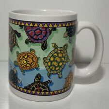 Vintage 1994 Dan Gilbert Art Turtle Coffee Mug DaMert  Company San Leandro CA 😊 picture