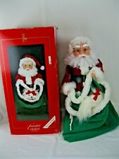  Vintage 1993 Animated Collectable  Santa Claus / Barking Dog. picture